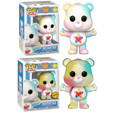 POP figure Care Bears 40th Anniversary True Heart Bear 5 + 1 Chase