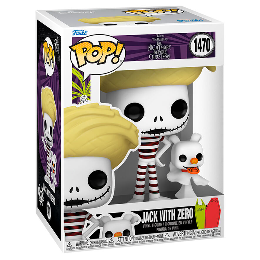 img_348041_8ba59efa2eaf3b487d46bc69ca744ca8_1 POP figure Disney Nightmare Before Christmas Jack with Zero - Image 1