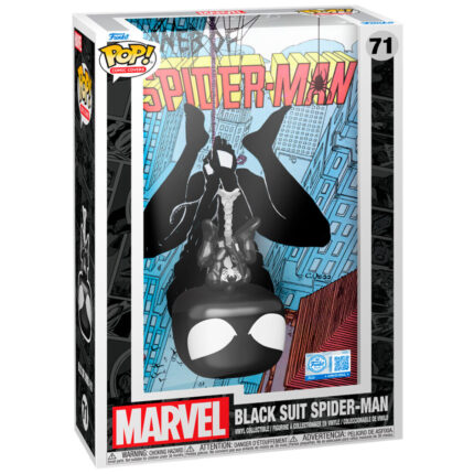 POP figure Comic Cover Spider-Man Black Suit Spider-Man