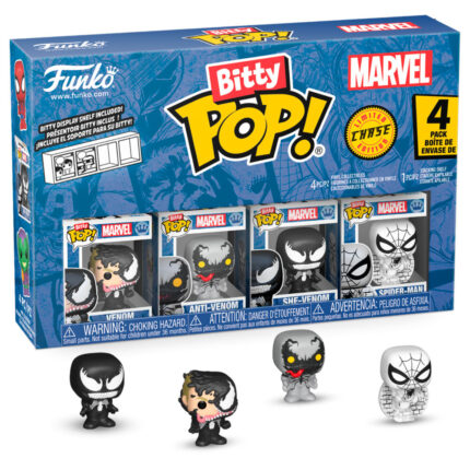 Blister 4 figures Bitty POP Marvel Spider-Man Venom