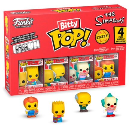 Blister 4 figures Bitty POP The Simpsons Bart