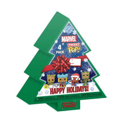 Pocket POP pack 4 figures Marvel Tree Holiday Exclusive